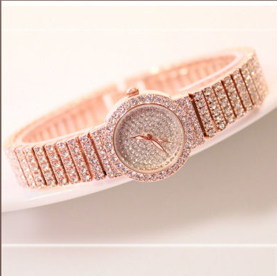 Customized Ladies Wristwatch Diamond-Studded Fashion Pointer Display Business Steel Flash Diamond Literal Evening Dress Accessory Watch Customized Ladies Wristwatch Diamond-Studded Fashion Pointer Display Business Steel Flash Diamond Literal Evening Dress Accessory Watch