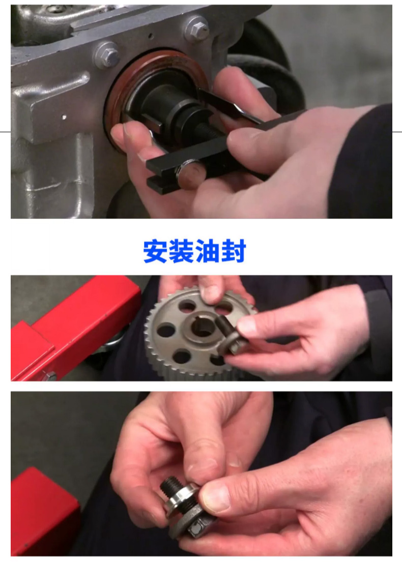 Crankshaft Oil Seal Removal and Installation Tool Camshaft Oil Seal Tool Balance Shaft Oil Seal Installer Oil Seal Extractor