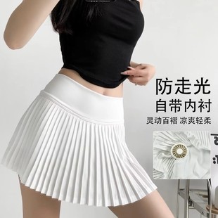 luludarling Women's Varsity Organ Pleated High Waist Tennis Skirt Quick Dry Wicking Skirt Outdoor Sports