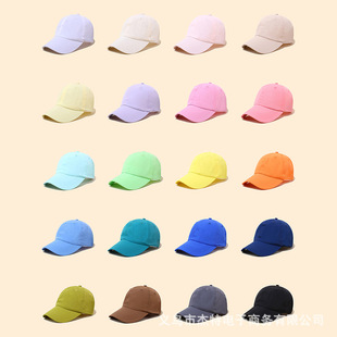 Korean version of children's hat summer thin quick-drying solid color breathable sunshade cap for boys and girls baby spring outing baseball cap