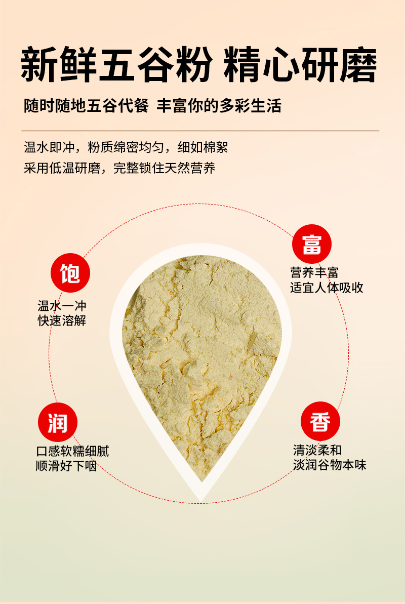 Roasted Chickpea Powder Ying Zui Dou Fen Instant Whole Grain Flour 500g Bulk quality and texture