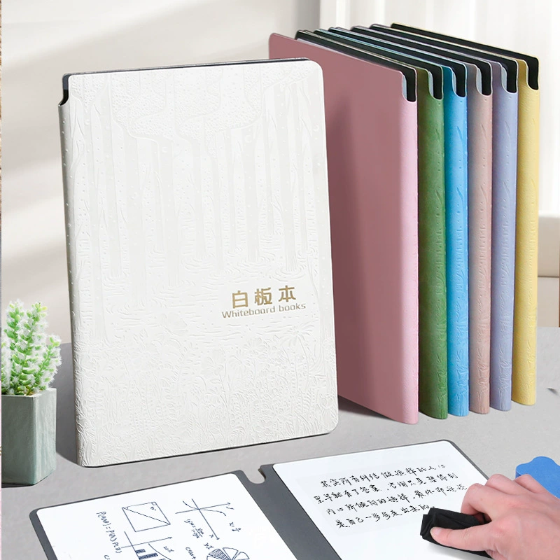 Whiteboard notebook a5 small whiteboard portable erasable desktop noteboard message board office plan portable writing
