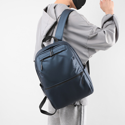 Wholesale travel backpack for men, laptop bag, outdoor double-sided backpack for travel, student school bag, fashionable backpack, dropshipping one piece.