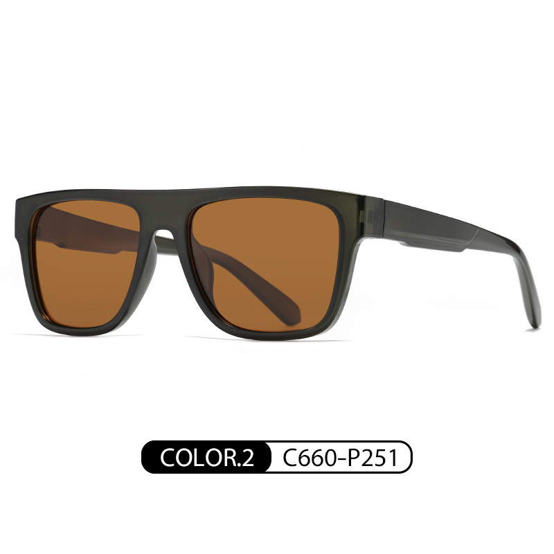 2023 nuevas gafas de sol de los hombres de moda europea y americana calle tiro gafas de sol ultra ligero TR7549 moda gafas de sol polarizadas