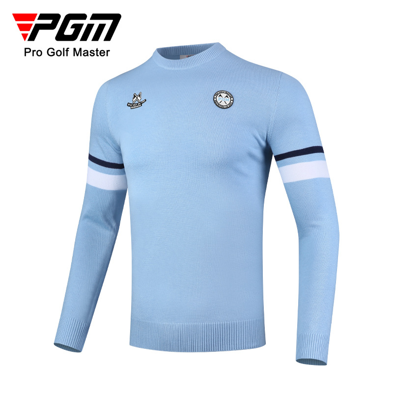 Áo len Golf PGM dệt kim dài tay giữ ấm chống gió — YF502-màu trắng, YF502-Màu xanh nhạt, YF502-Đen