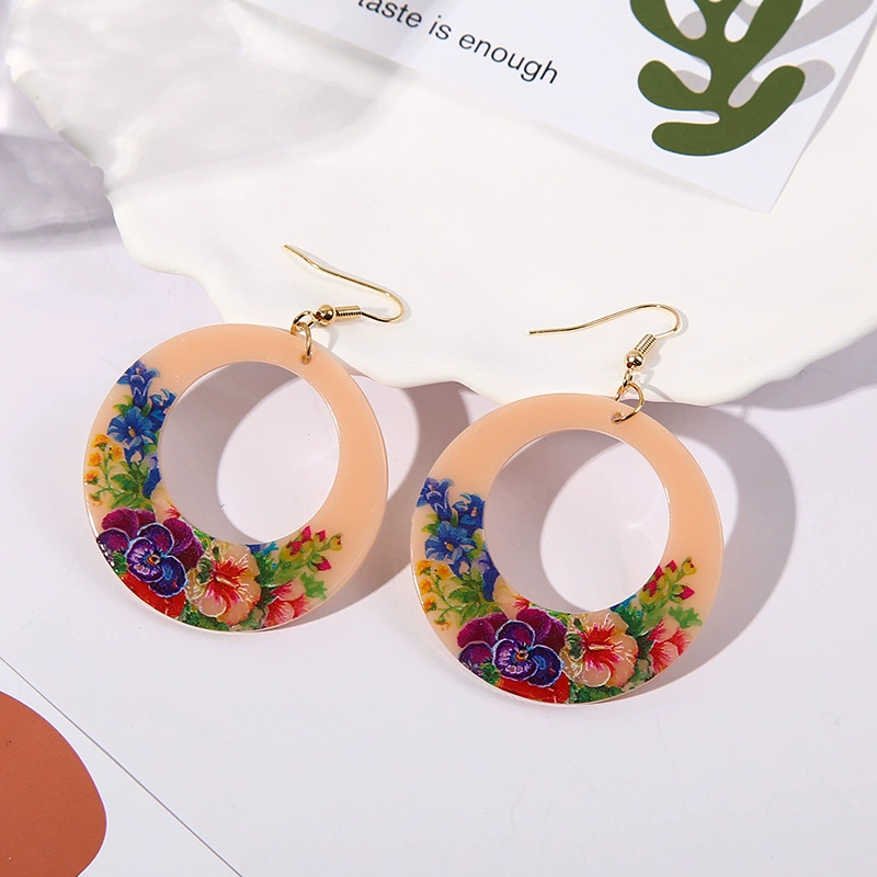 Интернет-знаменитости мода китайский стиль ретро круглые серьги 2022 новые модные высококачественные серьги в этническом стиле серьги