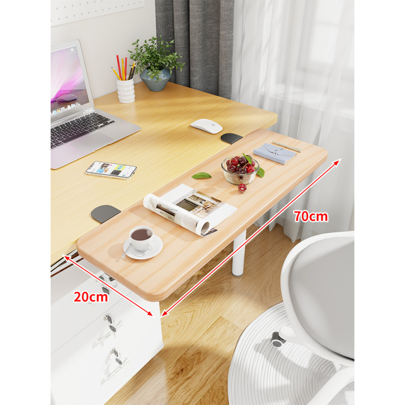 Mesa de escritorio extensión de mano mesa de computadora tablero de escritorio portador de teclado dormitorio tablero de estación de trabajo ensanchado extensión plegable