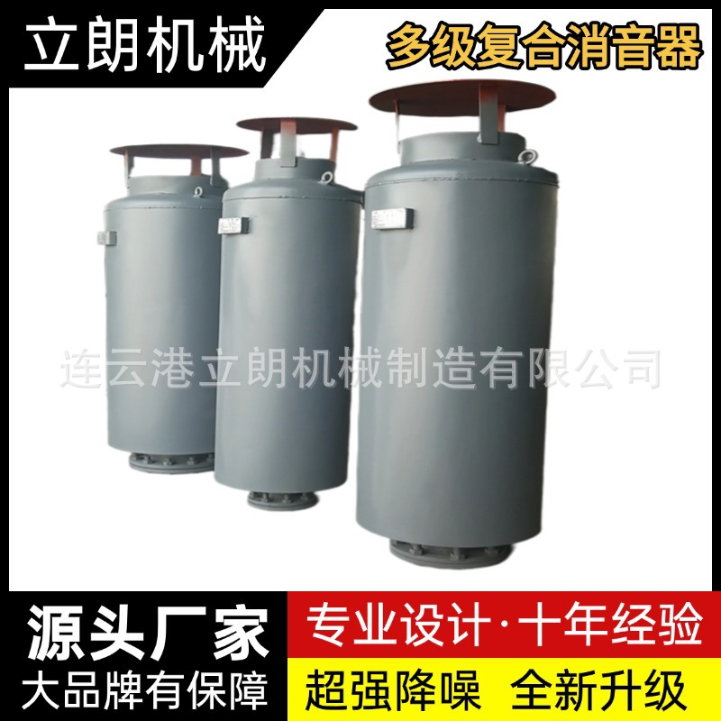 立朗 压缩空气氮气二氧化碳消音器 气体排放消声器 支持源头批发