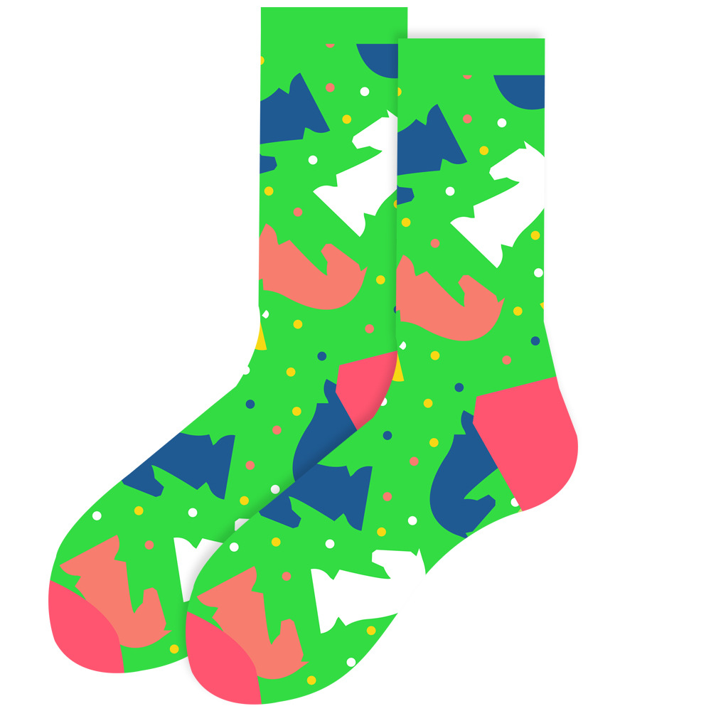 Socks Classification Unisex Cute Animal Cotton Crew Socks 20 Pairs Per Pack