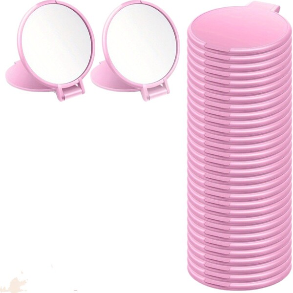 folding small handheld mirror