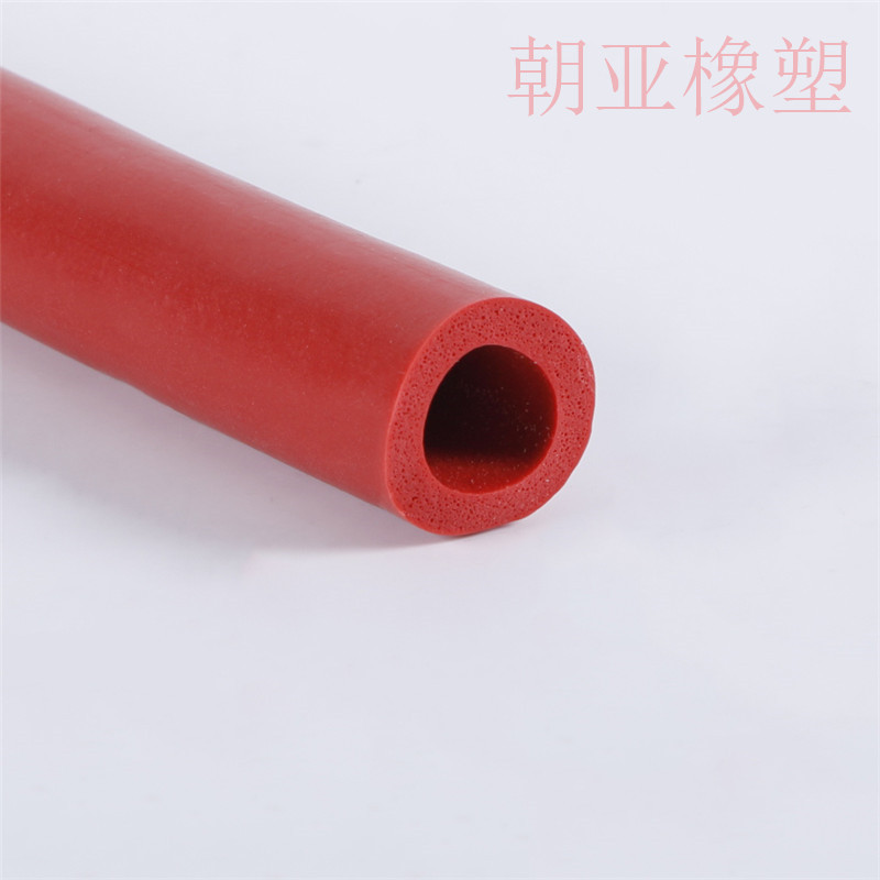 硅胶发泡管 耐高温发泡硅胶软管 防护防滑海棉管开孔发泡海棉软管