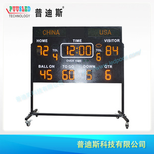 Factory Direct Supply Led Football Score Board Outdoor Waterproof Led Football Scoring Scoreboard Mobile Digital