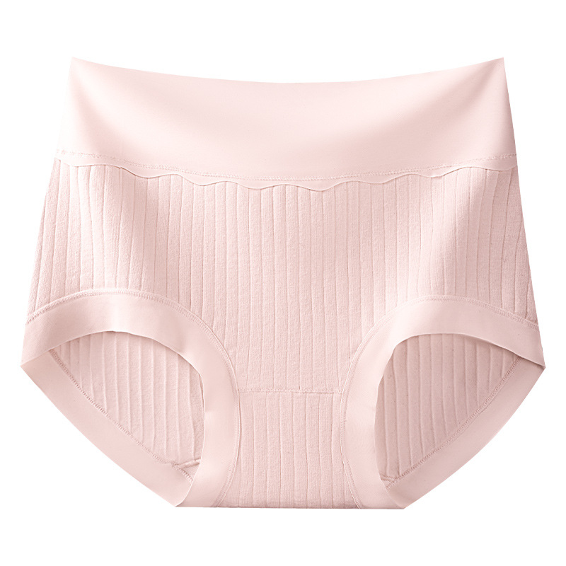 Las mujeres de seda de morera de algodón puro, entrepierna antibacteriana 2024, nueva cintura alta, abdomen ligero, levantamiento de cadera, calzoncillos bóxer sin costuras, refrescante