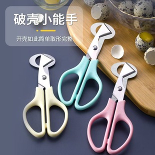 Factory direct quail egg scissors stainless steel bird egg opening shell kitchen gadgets egg scissors egg scissors