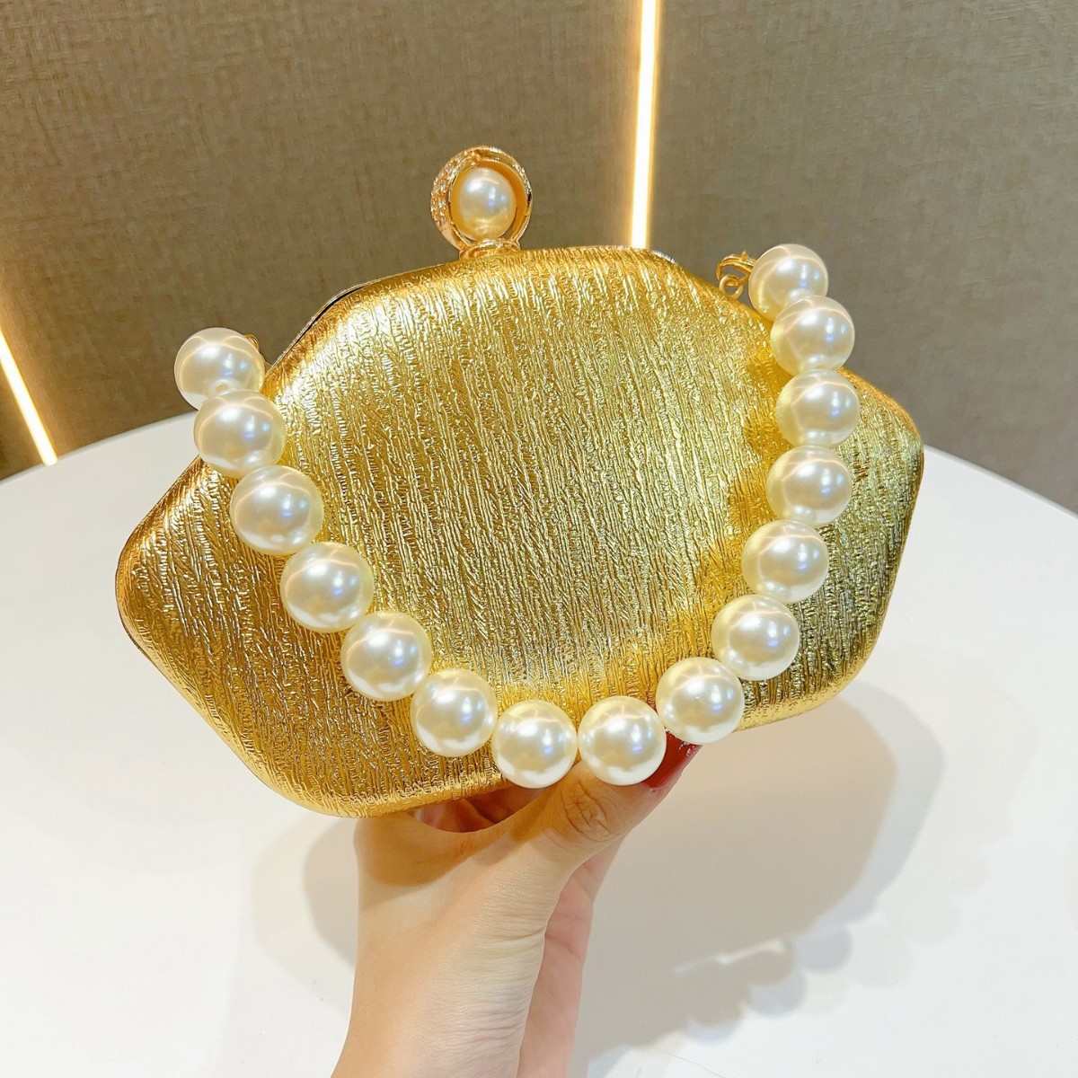 Nouvelle petite robe de soirée pour femme Pearl, sac à main portefeuille tendance avec pochette cheongsam_voghion.com