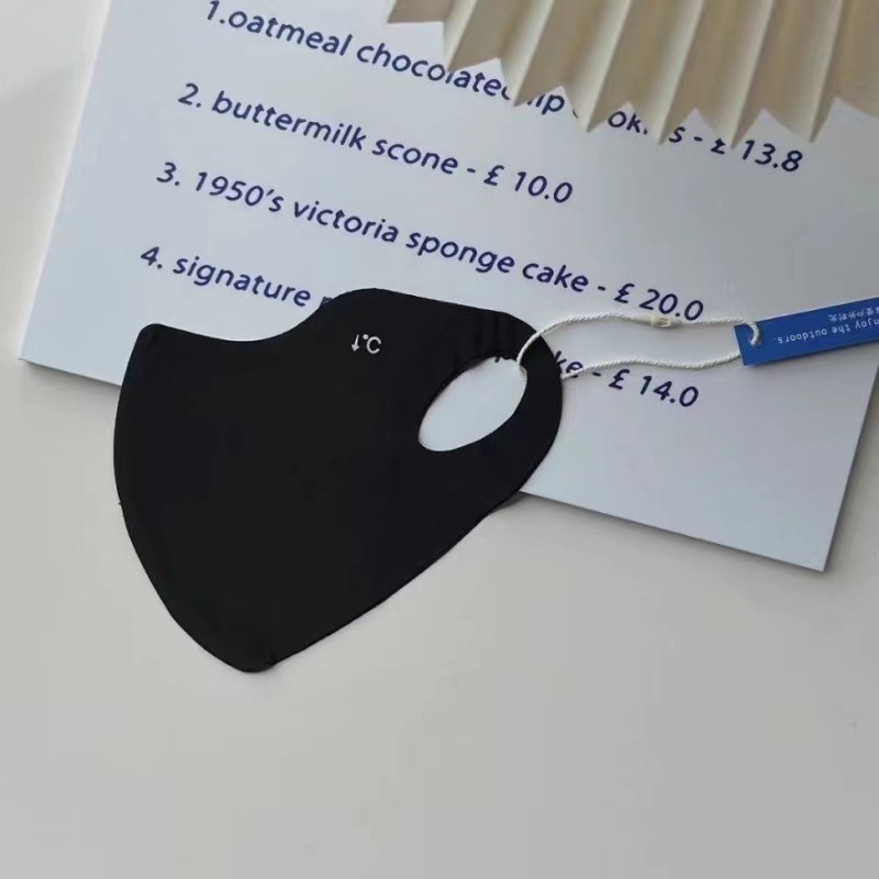 Máscara de protección solar con sensación de hielo upf50 + máscara de protección ocular contra rayos ultravioleta hielo 3D marea tridimensional de alto valor facial femenino en verano