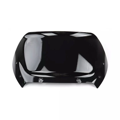 Suitable for Harley Cvo Road Glide 10inch Fairing Windshield Front Windshield Road Glide (Motorcycle front windshield) - black