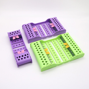 Dental instrument disinfection box aesthetic resin filler placement rack card type instrument management box can be high temperature disinfection