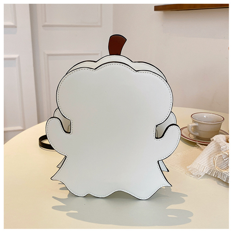 Halloween Small Bag 2024 New European And American Fashion Personality Funny Pumpkin Single Shoulder Small Round Bag_ipsvogv.com