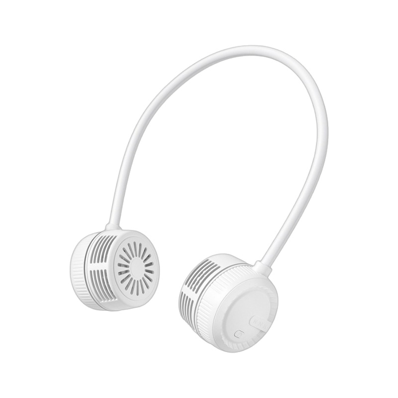 Ventilador de cuello colgante transfronterizo sin hojas perezoso carga USB turbocuello mini ventilador pequeño portátil ventilador de viento pequeño tranquilo