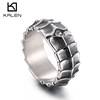 Design gemstone ring stainless steel, simple and elegant design