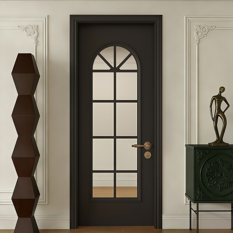 Cross-Border Solid Wood Composite Painted Doors, French Style Interior Doors, Transparent Glass Doors, Room Doors, Kitchen Balcony Doors, Wooden Doors Factory Cross-Border Solid Wood Composite Painted Doors, French Style Interior Doors, Transparent Glass Doors, Room Doors, Kitchen Balcony Doors, Wooden Doors Factory