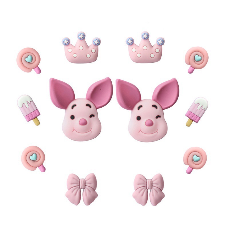 Hoyo Hoyo accesorios de zapatos lindos dibujos animados DIY botones de zapatos floral botones de zapatos accesorios botones de botones accesorios botones de PVC botones de zapatos