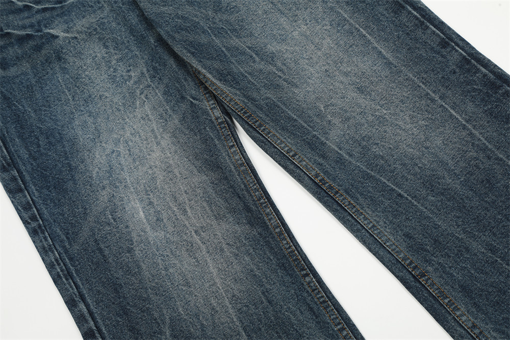 ​​"Herren Vintage Schlagjeans - Punk Style Distressed Denim Weite Beinhose für Casual & Hippie Fashion (Blau/Schwarz, S-XXL)"​​_voghion.com