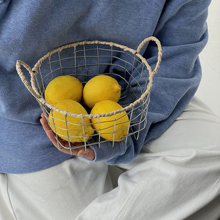 Woven storage system, handheld storage basket, DIY