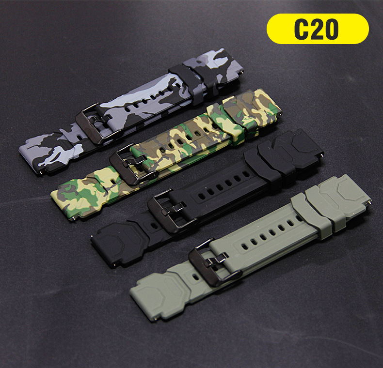 Camouflage Silicone Strap 1