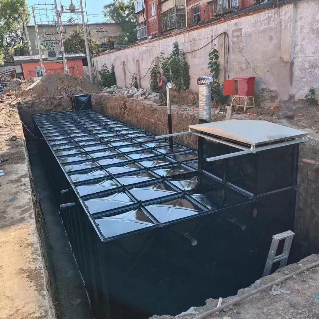 地下矩形模块化不锈钢水箱组装 304面板50000升水箱 至100000升
