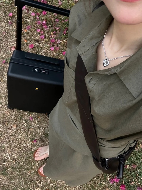 高级感休闲亚麻套装女春夏季上衣短袖衬衫高腰显瘦a字半身裙套装|undefined