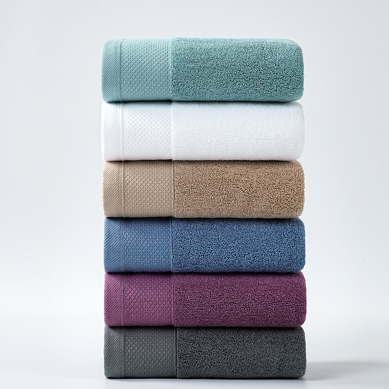 Towel Pure Cotton 40*80cm Household Cotton Absorbent Soft Thickeneded Adult Household Face Wash and Bath Towel Wholesale
