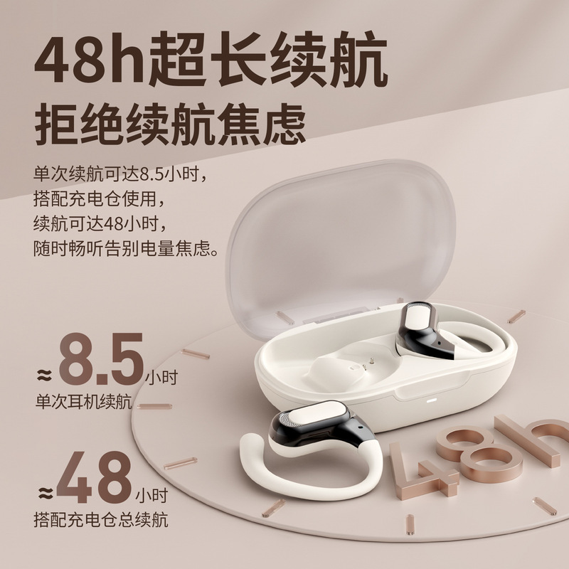 跨境新款OWS蓝牙耳机不入耳超长续航无线蓝牙6.0运动电竞低延迟|undefined