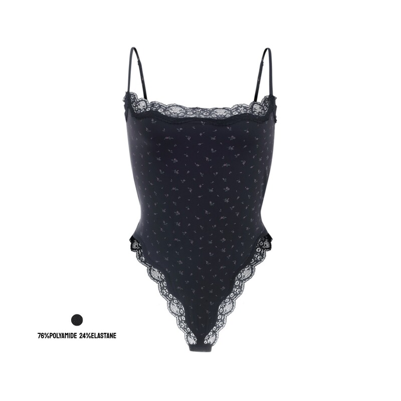 Lace Camisole Bodysuit Sexy Lace Thong Shapewear Bodysuit Skim* Same Style