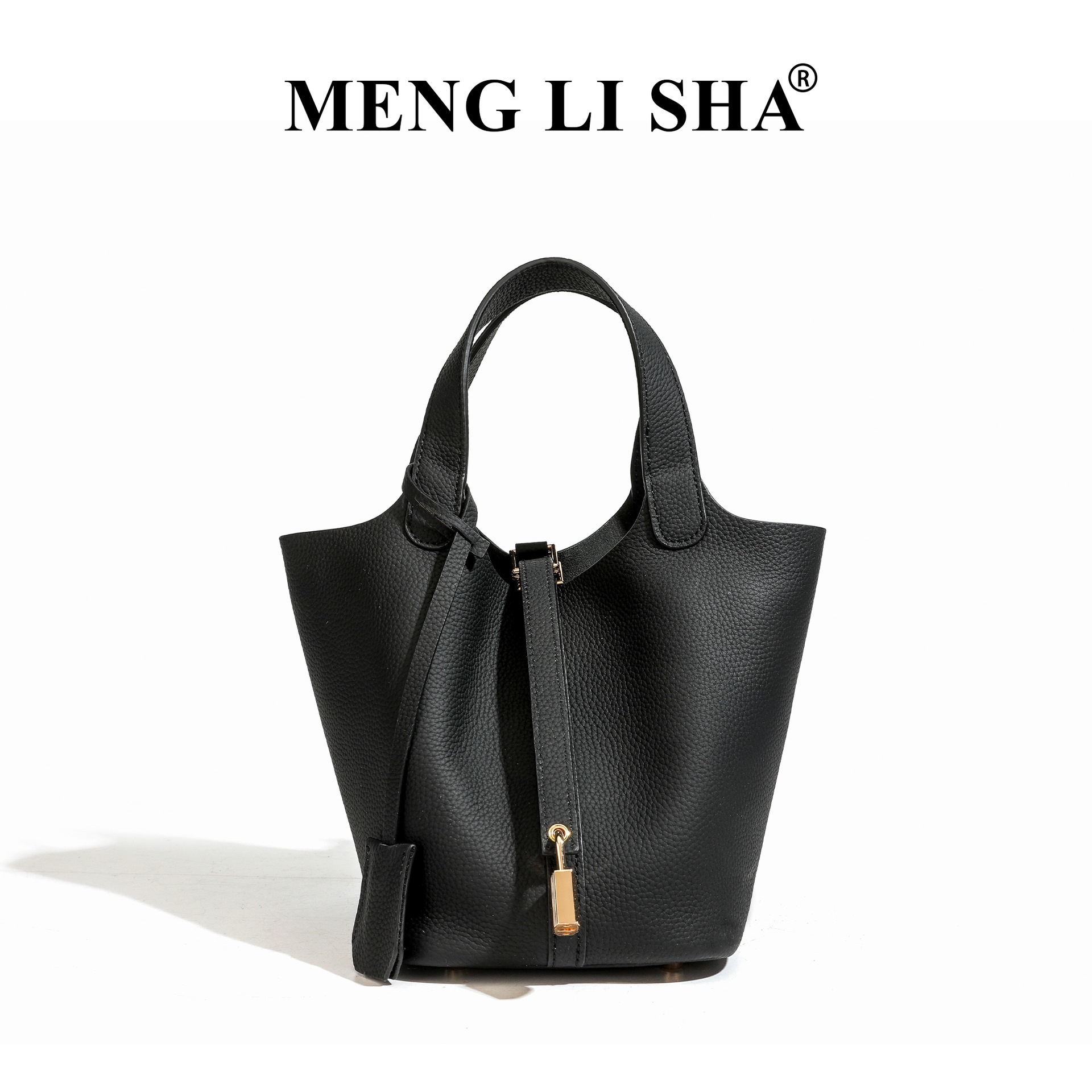 Women's 2026 New Luxury Designer Handheld Bucket Bag Genuine Leather Market Bag Mommy Bag Bridal Wedding Bag - Thumbnail 8