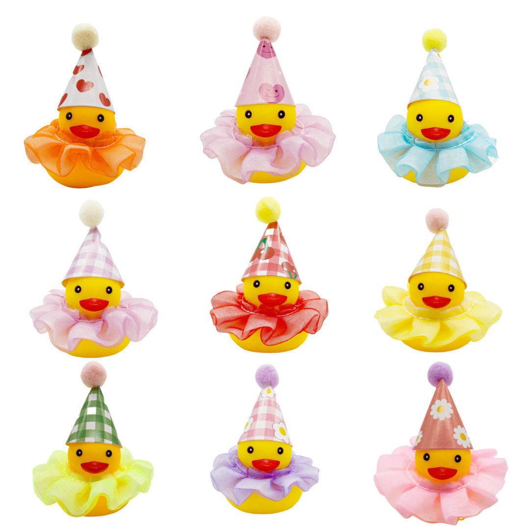 Accesorios de agua transfronterizos pato amarillo accesorios gorras bufandas de ganso blanco decoración mano leche de limón té regalo image 161