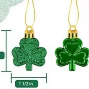 Clover pendant Irish festival accessories St. Patrick's Day necklace pendant Clover party bead chain pendant