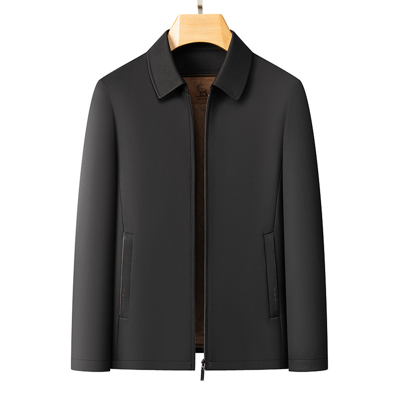 Middle-aged men's business casual detachable liner cotton jacket, 2026 autumn and winter thickened warm versatile cotton coat Middle-aged men's business casual detachable liner cotton jacket, 2026 autumn and winter thickened warm versatile cotton coat