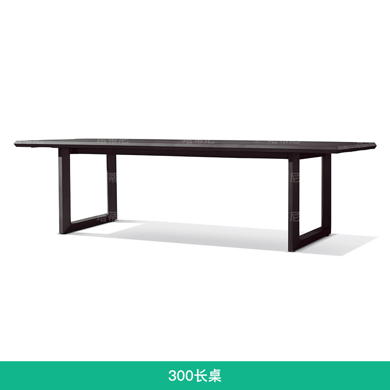 Mesa y silla de teca al aire libre terraza de jardín al aire libre a prueba de agua muebles de protección solar patio al aire libre combinación de mesas y sillas de madera maciza
