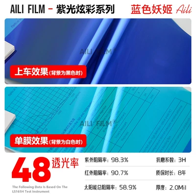 Film Series High Insulation Magnetic Control | Automotive Film - 152m-x-15m-blue-enchantress