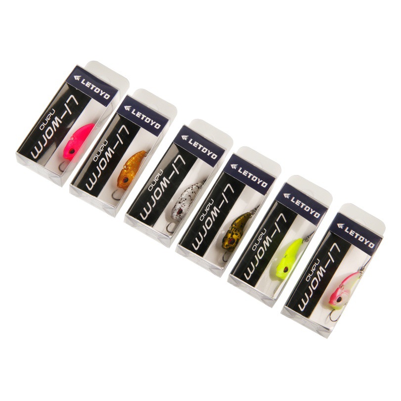 LETOYO sumergido VIB 28mm/2,3g Luya cebo duro solo gancho tiemble trucha cebo