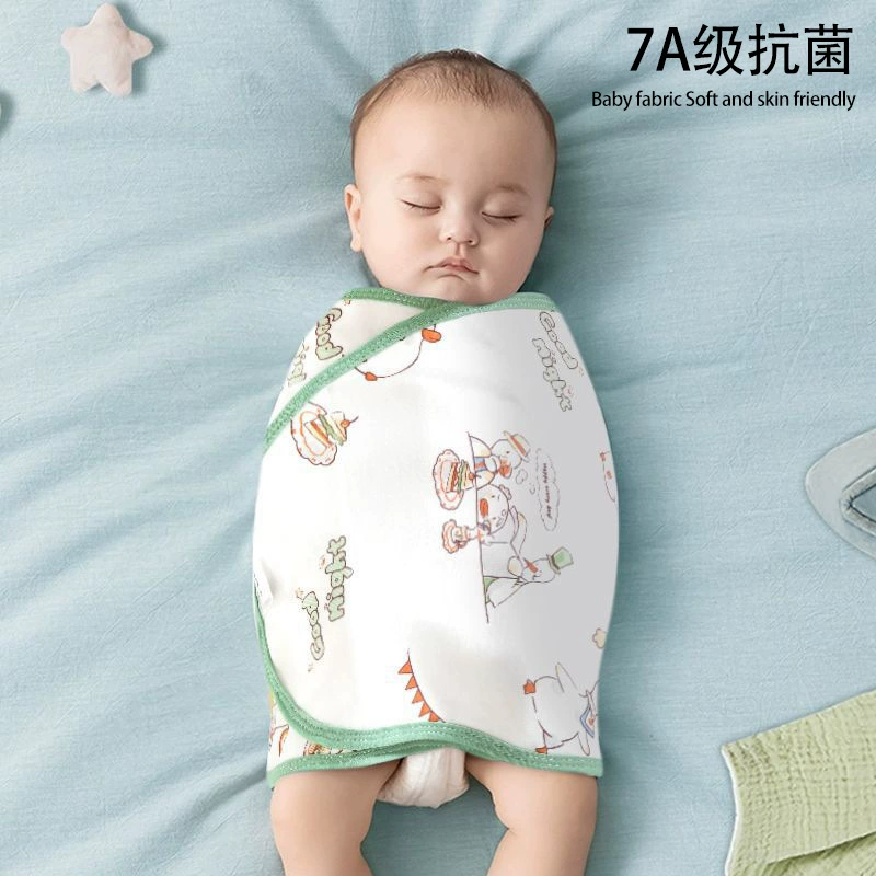 Спальный мешок-кокон для новорожденных с ремнями, для предотвращения рефлекса вздрагивания, из тонкой хлопковой марли.