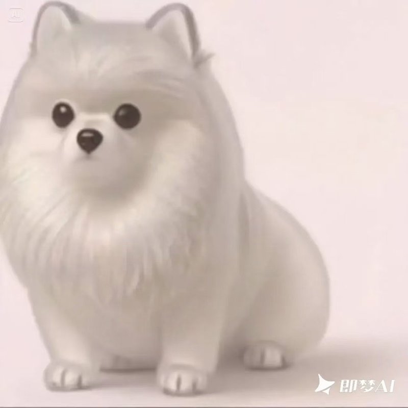 透明子犬毛収納ボックスチャームガシャポンウエストハイランドポメラニアン毛収納お土産キーホルダーバッグぶら下げ|undefined