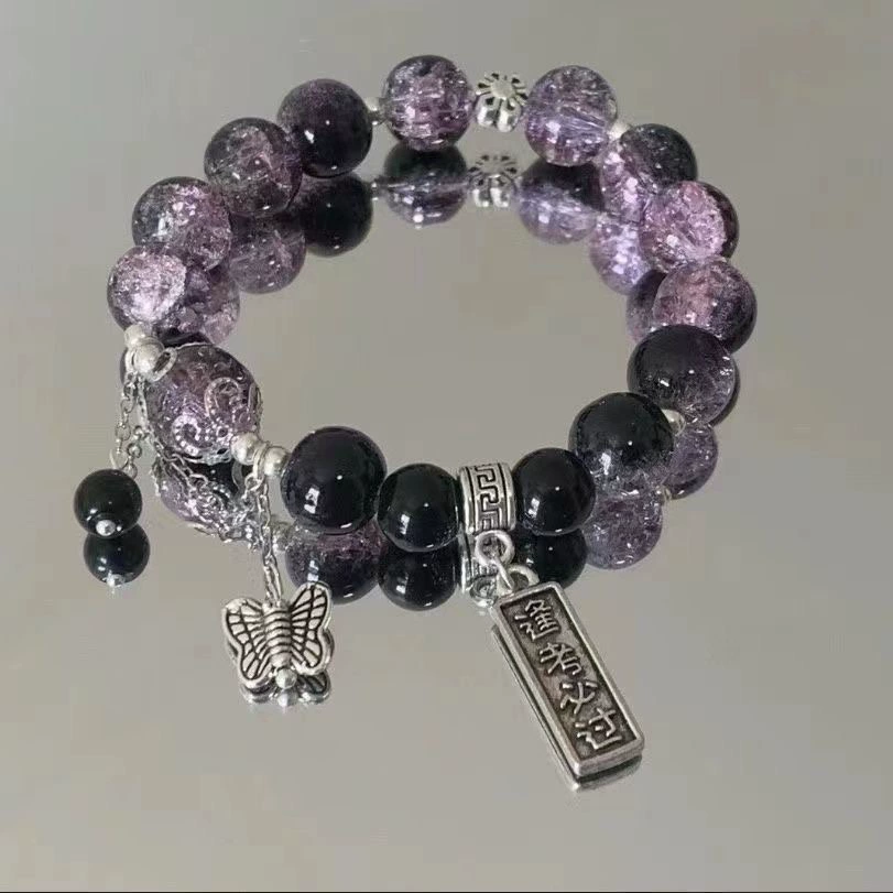 Beaded Bracelet (Hello Kitty) Handmade, 15.5 cm, Cute Charm & Assorted Designs