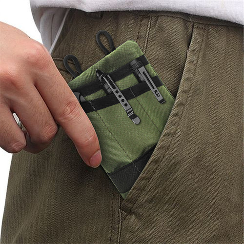 Amazon's best-selling outdoor change card storage bag storage bag Oxford cloth key accessories waist bag storage hanging bag