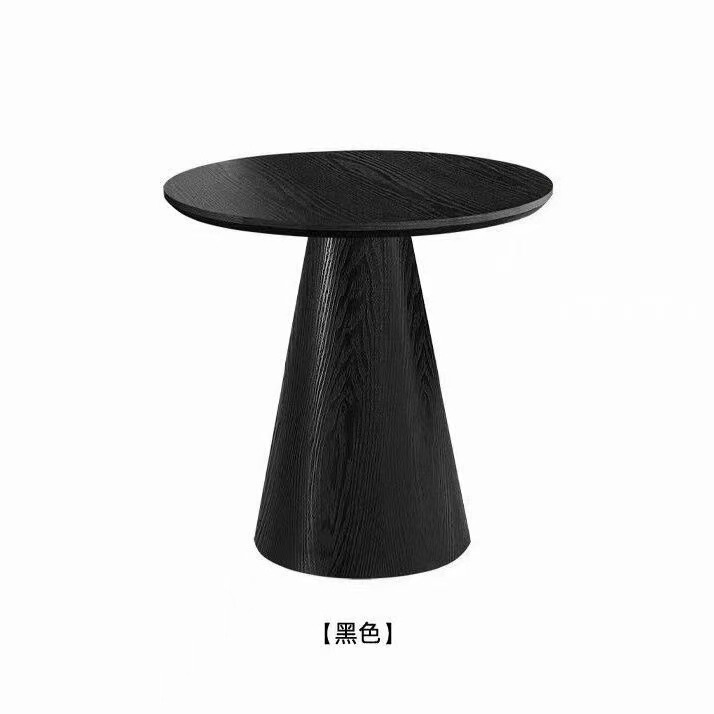 北欧实木简约边几茶几售楼处酒店创意休闲咖啡桌蘑菇桌民宿小圆桌|undefined
