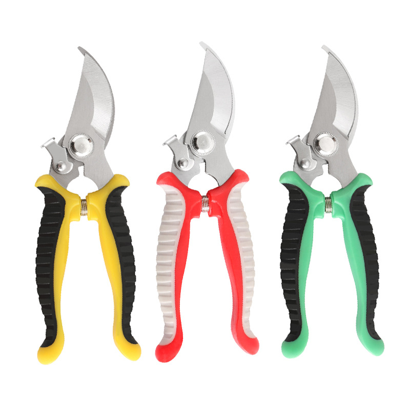加厚强力摘果剪刀园艺果树枝剪刀花园花艺果树弯头修枝剪园林剪刀