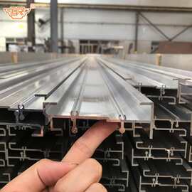 外贸出口尼日利亚铝合金门窗铝型材 三槽轨道门框建筑铝材喷涂氧