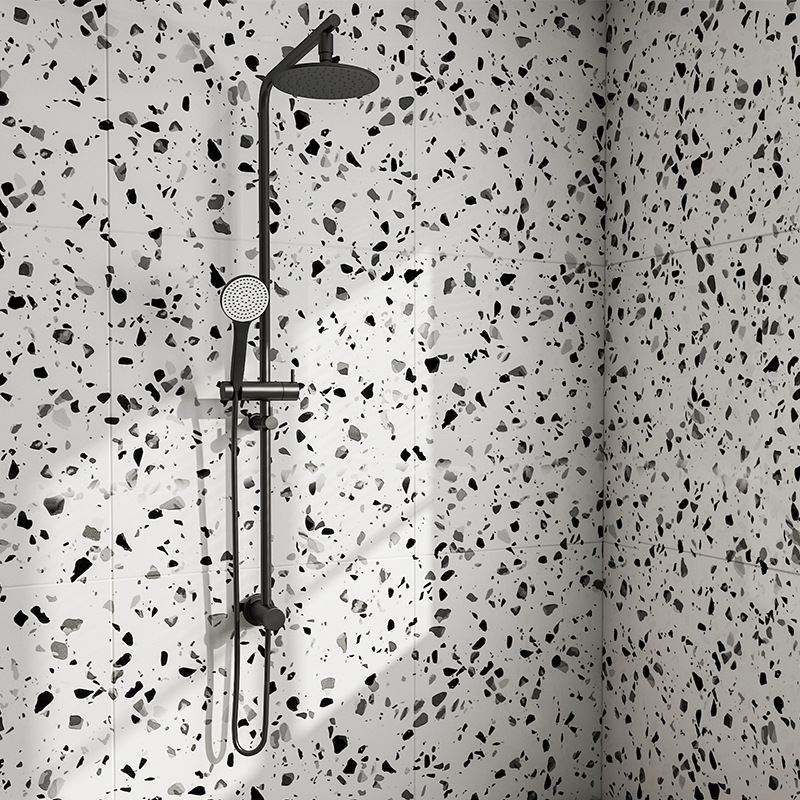 Stickers Waterproof Tile Stickers Thickened Self-Adhesive Wall Stickers Oil-Proof Stickers Bathroom Toilet Restroom Wallpaper Modern Simple